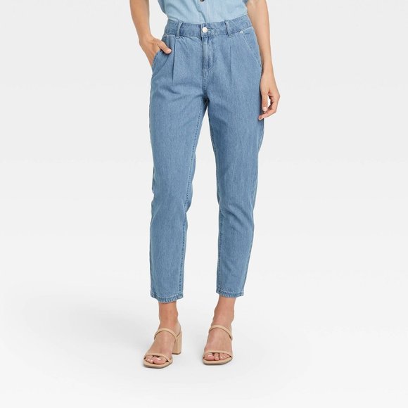 Who What Wear Denim - Who What Wear Pants High Rise Taper Jeans